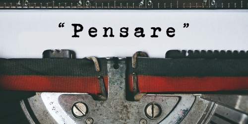 Copertina dell’editoriale «Pensare»