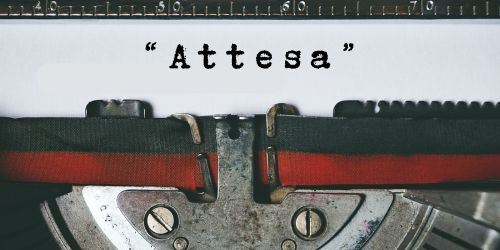 Copertina dell’editoriale «Attesa»