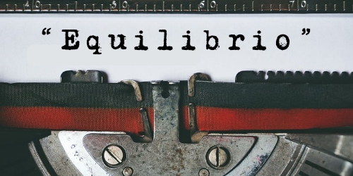Copertina dell’editoriale «Equilibrio»