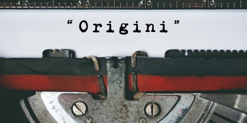 Copertina dell’editoriale «Origini»