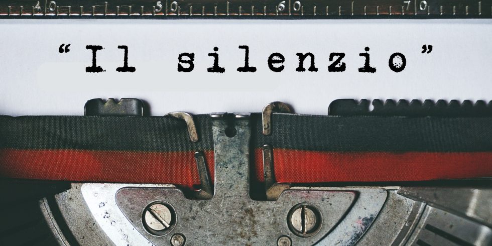 Copertina dell’editoriale «Il silenzio»