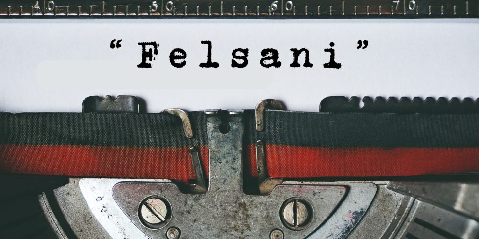 Copertina dell’editoriale «Felsani»