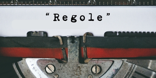 Copertina dell’editoriale «Regole»