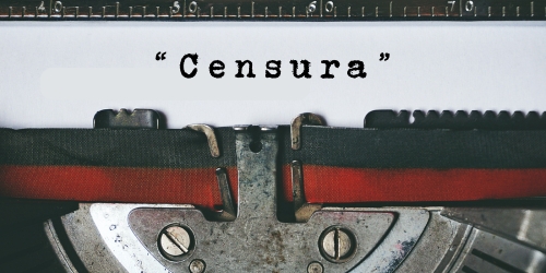 Copertina dell’editoriale «Censura»