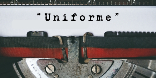 Copertina dell’editoriale «Uniforme»