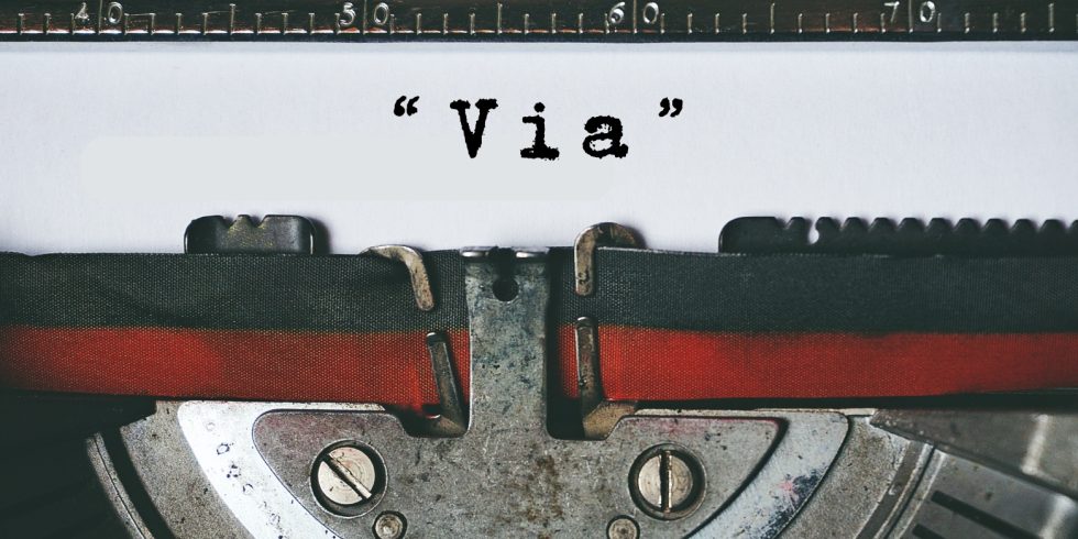 Copertina dell’editoriale «Via»