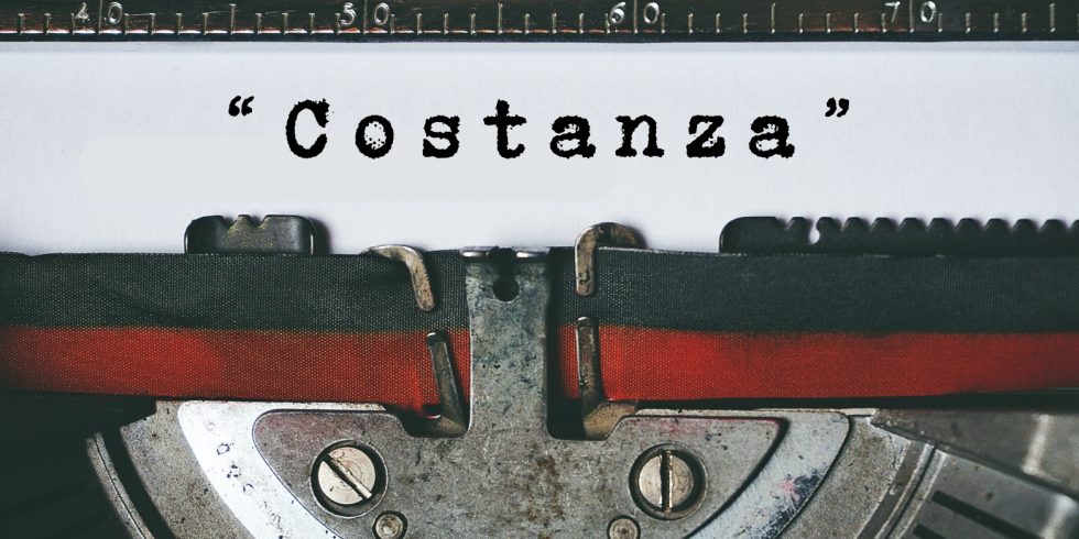 Copertina dell’editoriale «Costanza»
