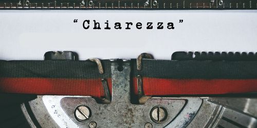 Copertina dell’editoriale «Chiarezza»