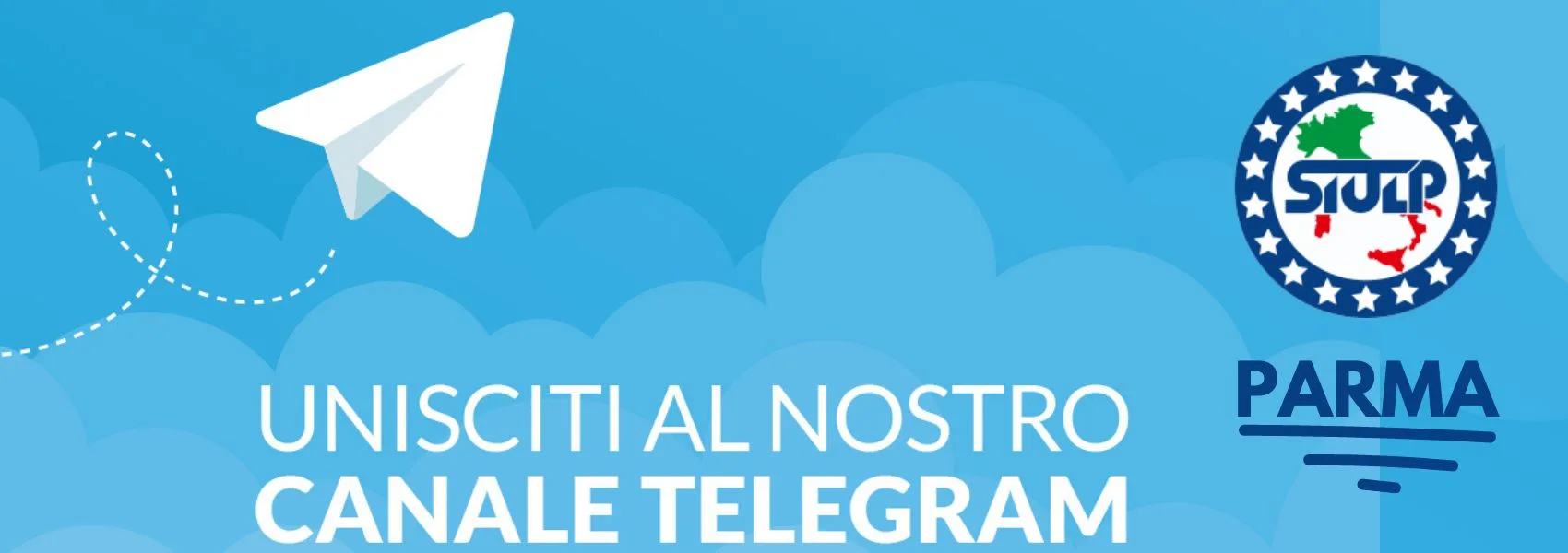 Invito a unirsi al canale Telegram del SIULP Parma.